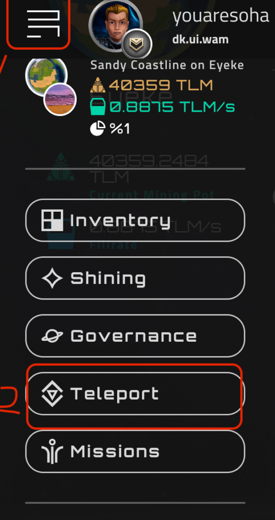 teleport step